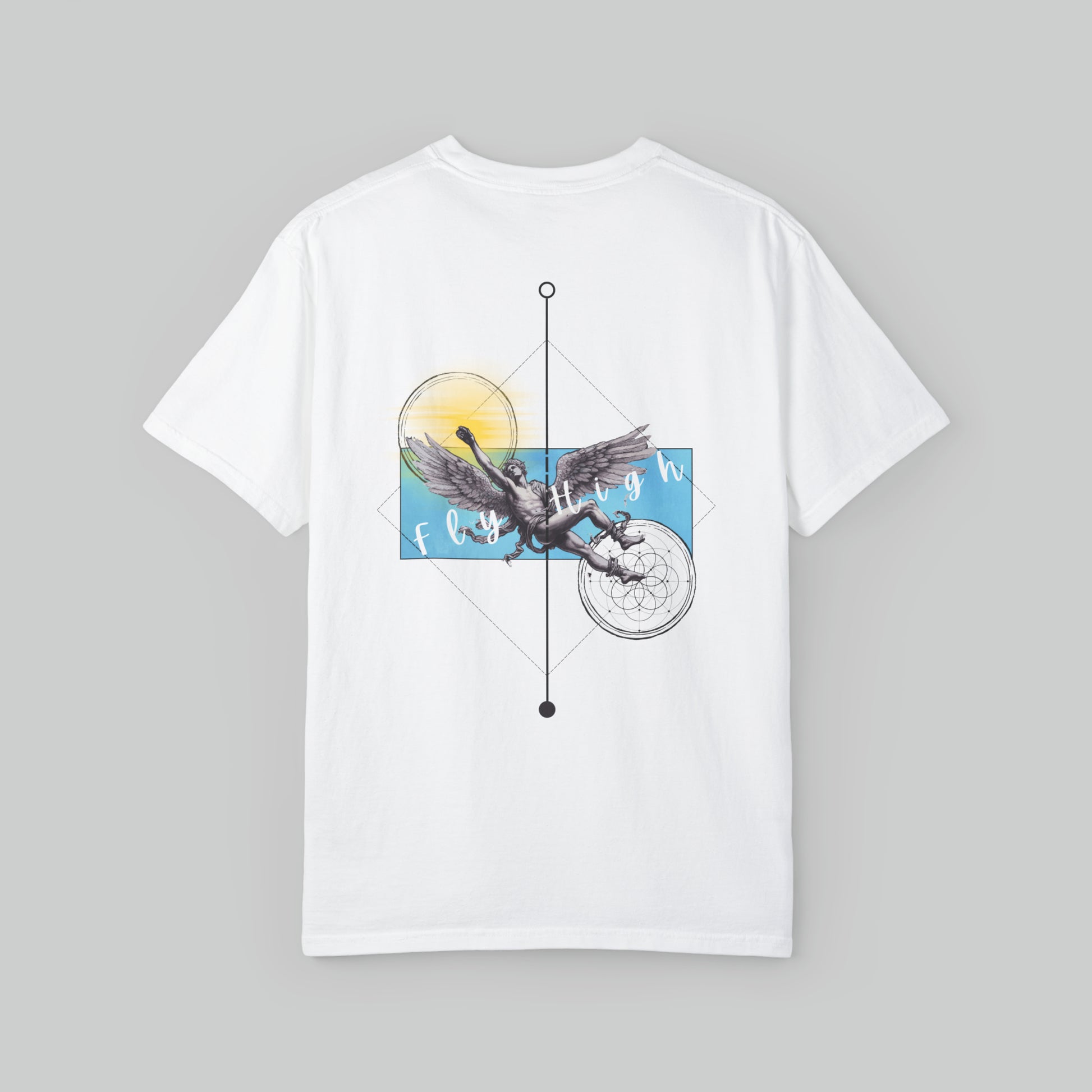 Falling of Icarus - Cotton unisex T-shirt - Minimaluno