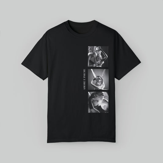 Amore e Psiche (Cupid and Pshyce) - Cotton Unisex T-shirt - Minimaluno