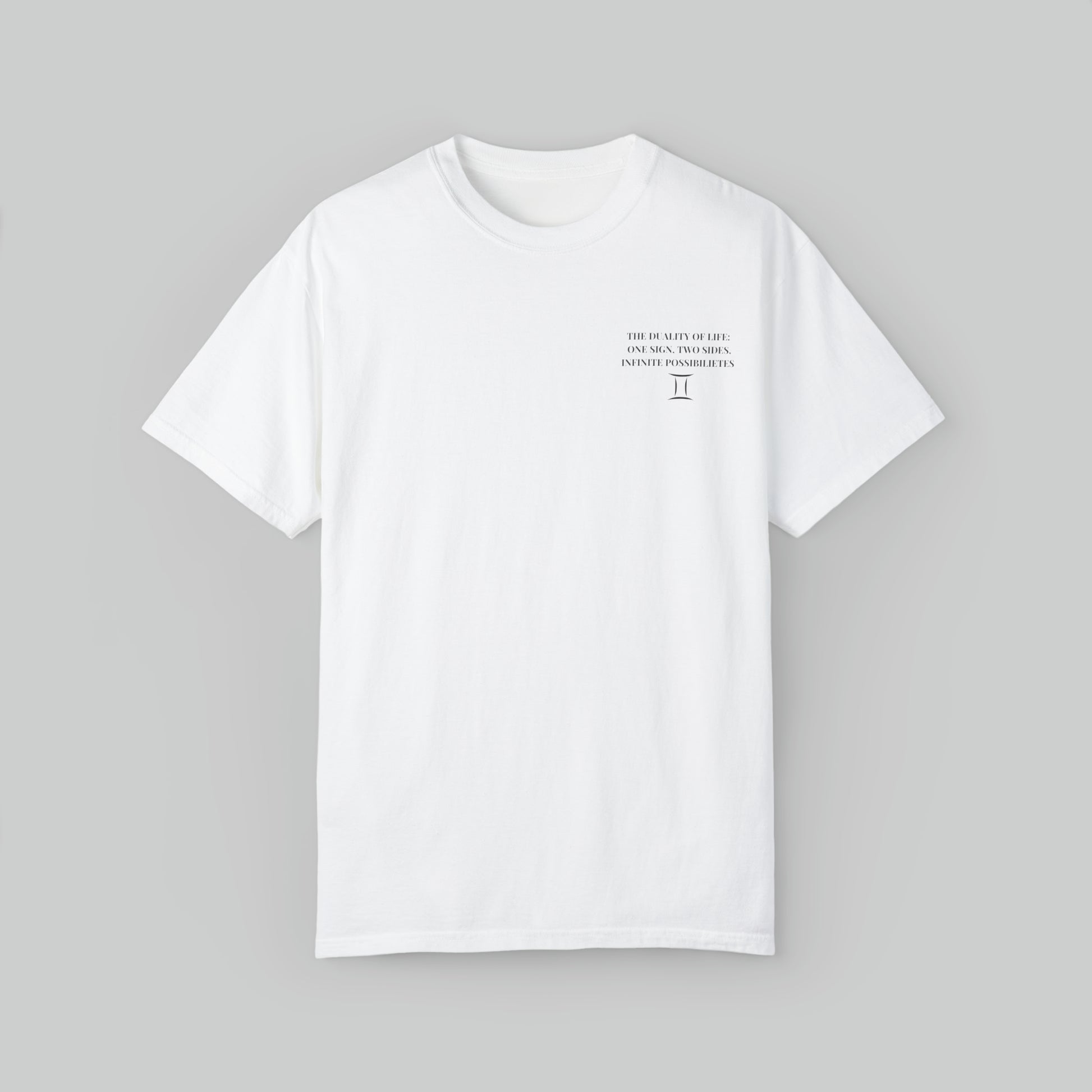 Gemini The Duality - Cotton T-shirt - Minimaluno