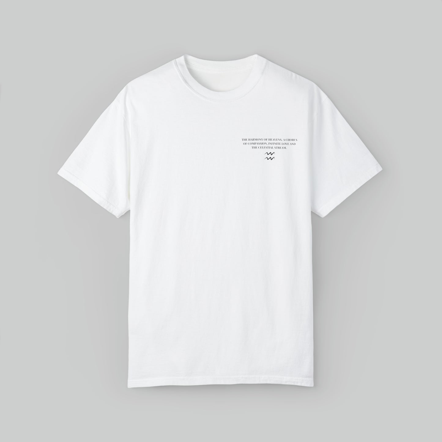 Aquarius: The Celestial Stream - Cotton T-shirt - Minimaluno