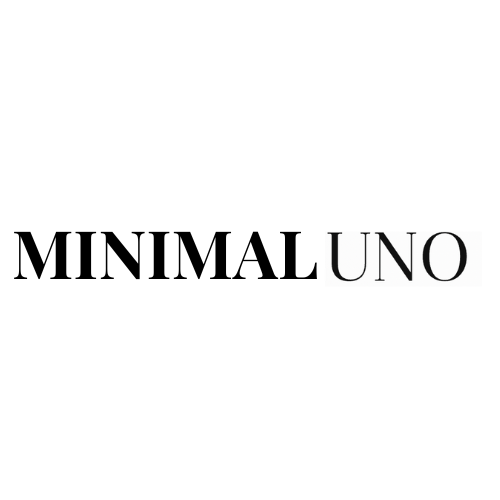 minimaluno logo black and white